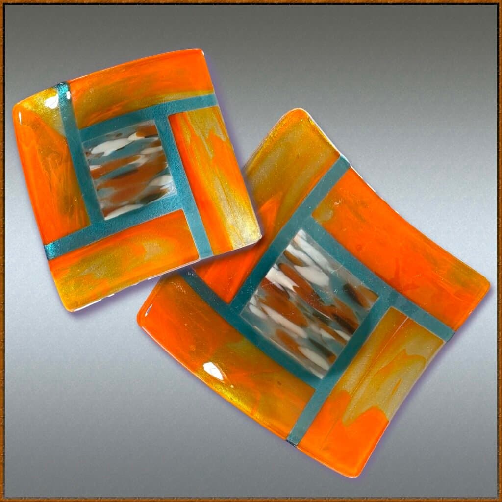 Orange Nested Bowls